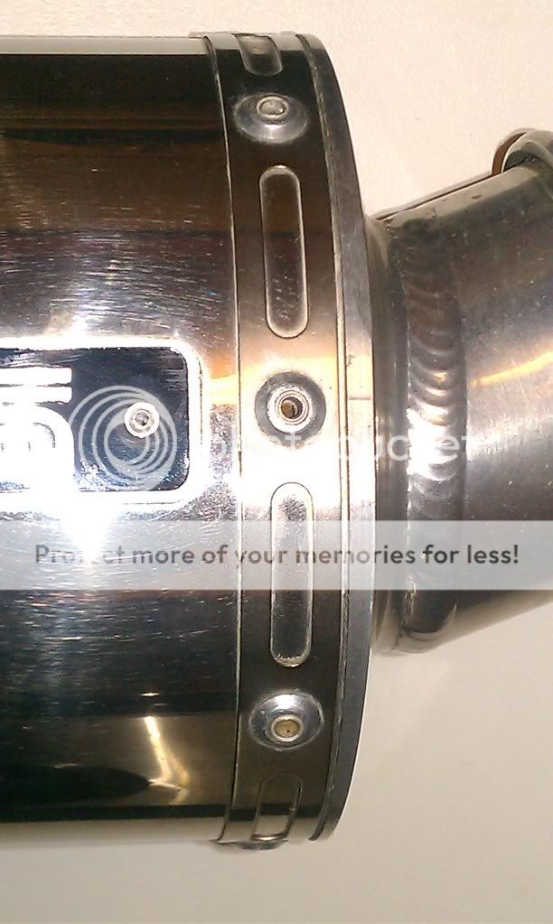 Exhaust repack time Yoshimura RS3 rivets TLZone Forums